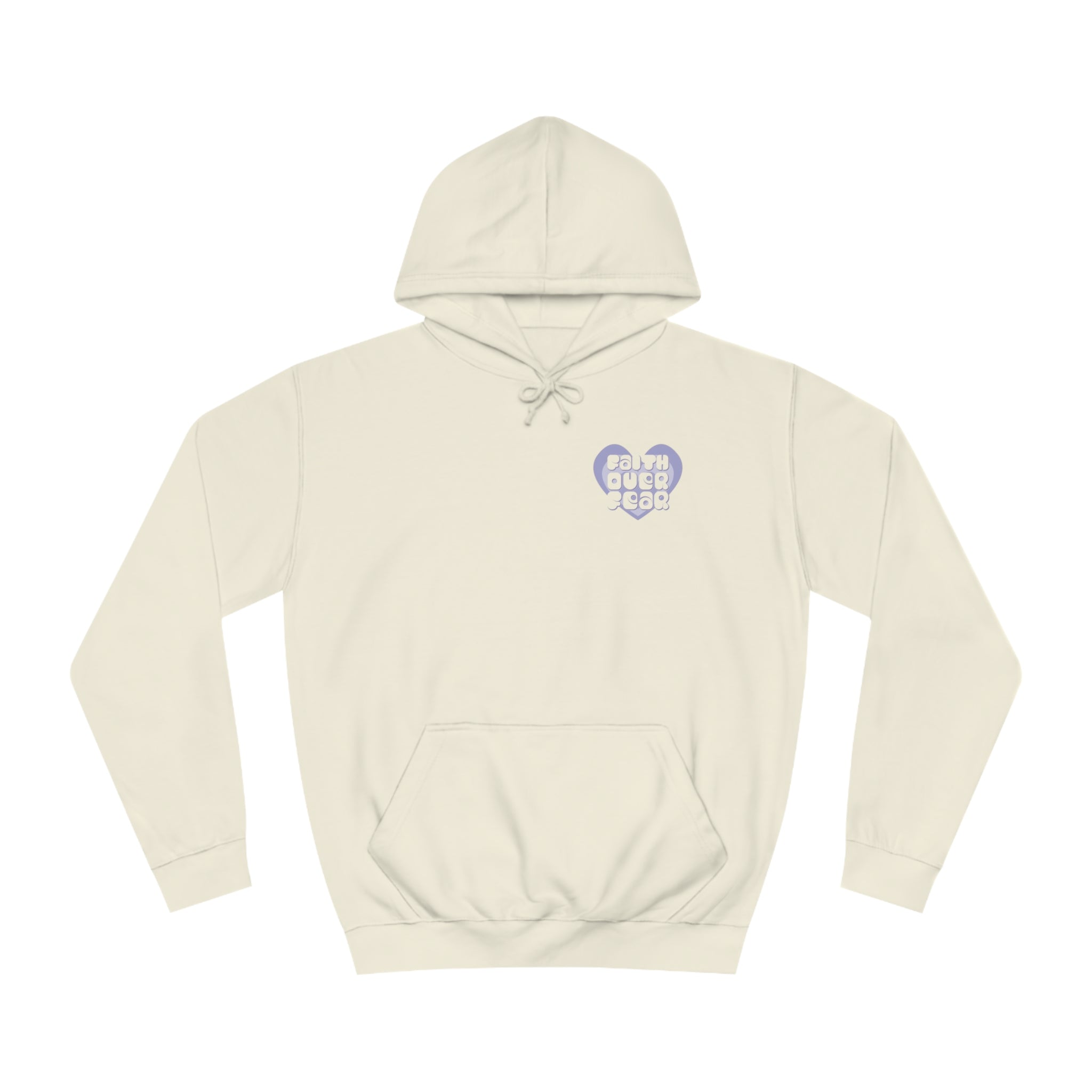 Faith Over Fear Heart Hoodie