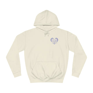 Faith Over Fear Heart Hoodie