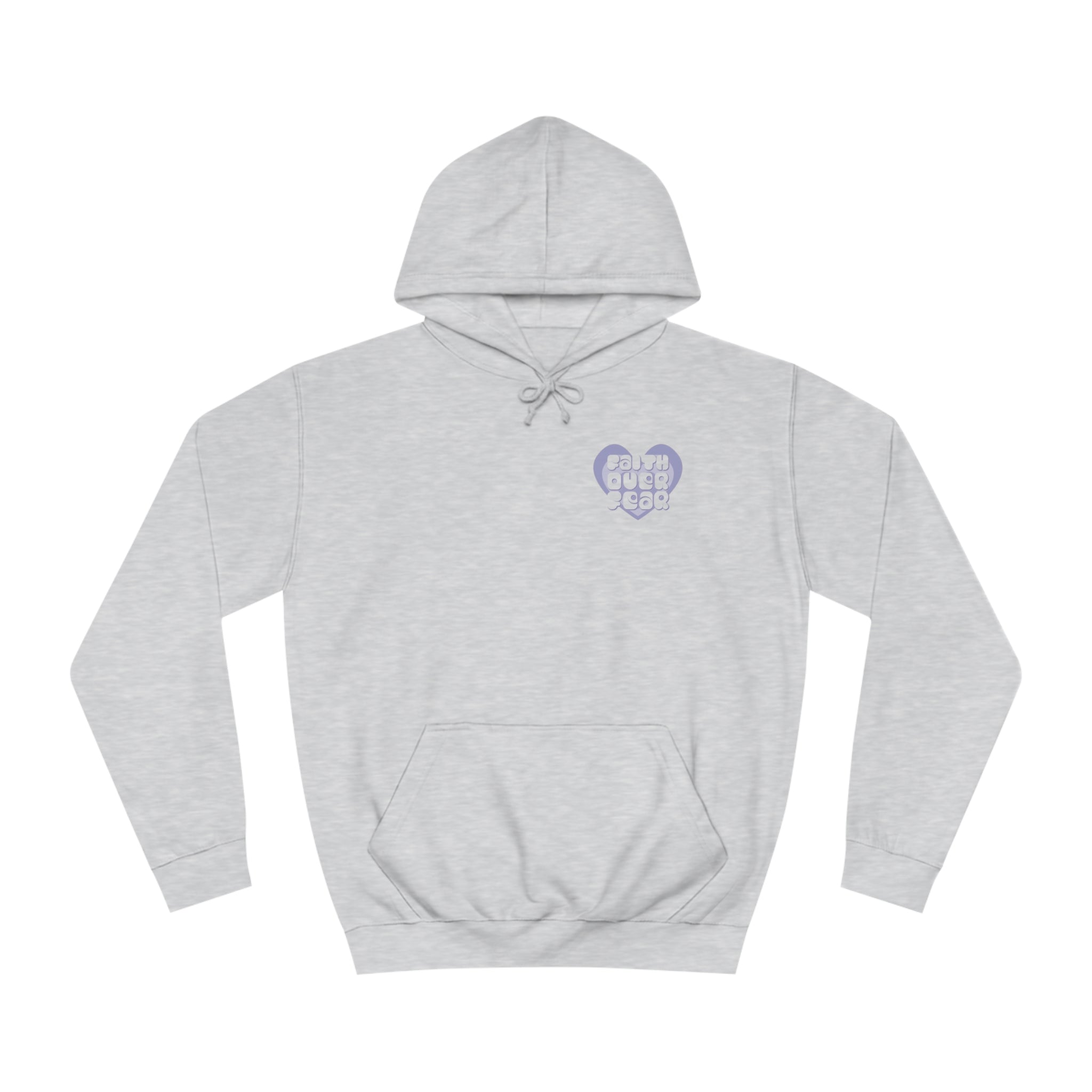 Faith Over Fear Heart Hoodie