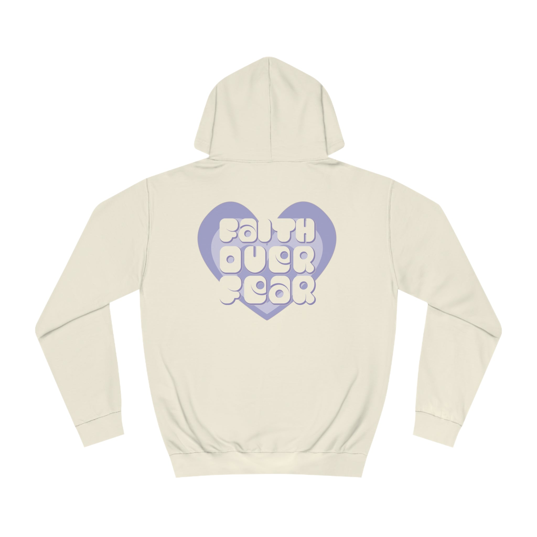 Faith Over Fear Heart Hoodie