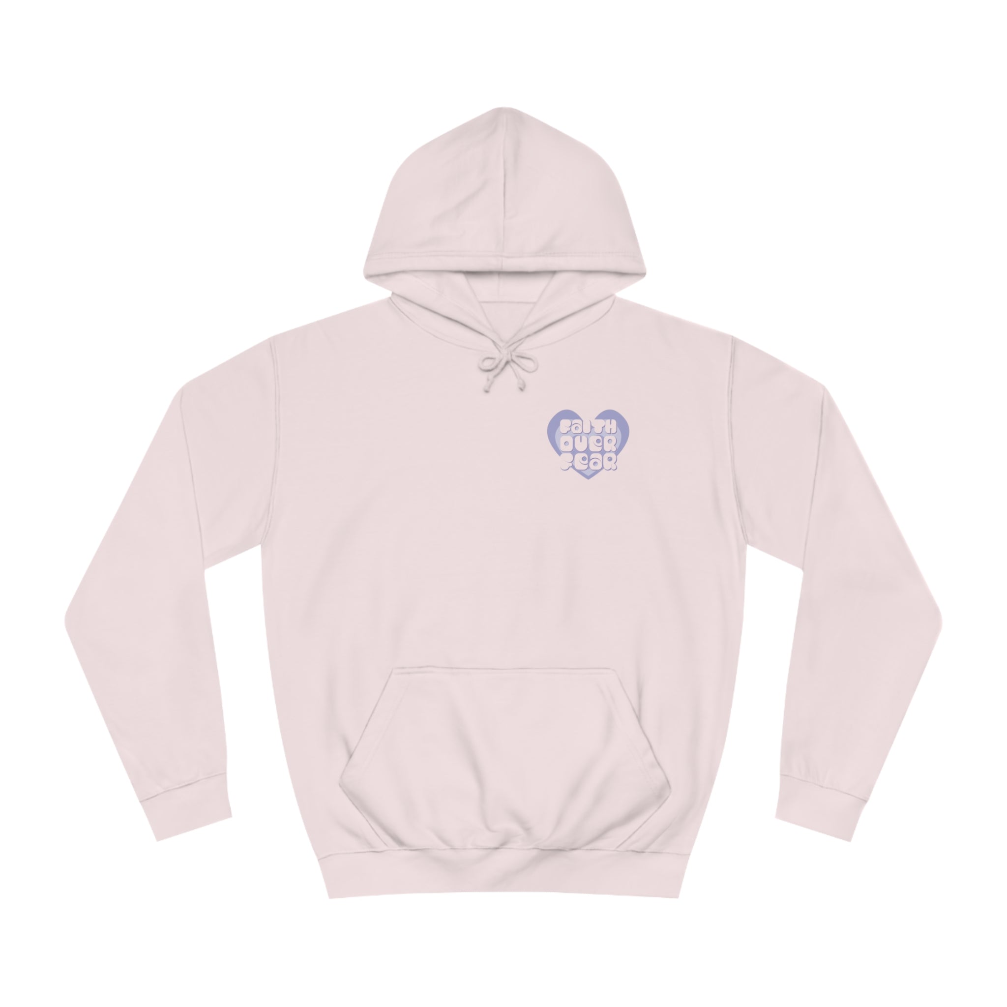 Faith Over Fear Heart Hoodie