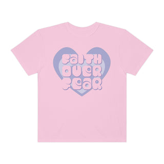 Faith Over Fear Heart T-shirt