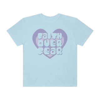 Faith Over Fear Heart T-shirt