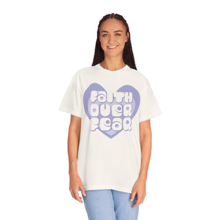 Faith Over Fear Heart T-shirt